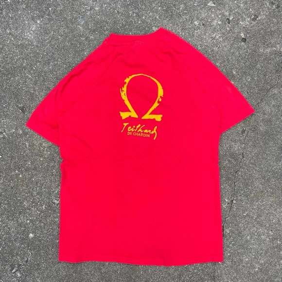 Vintage Teilhard de Chardin T-Shirt Men's Large - Picture 3 of 5